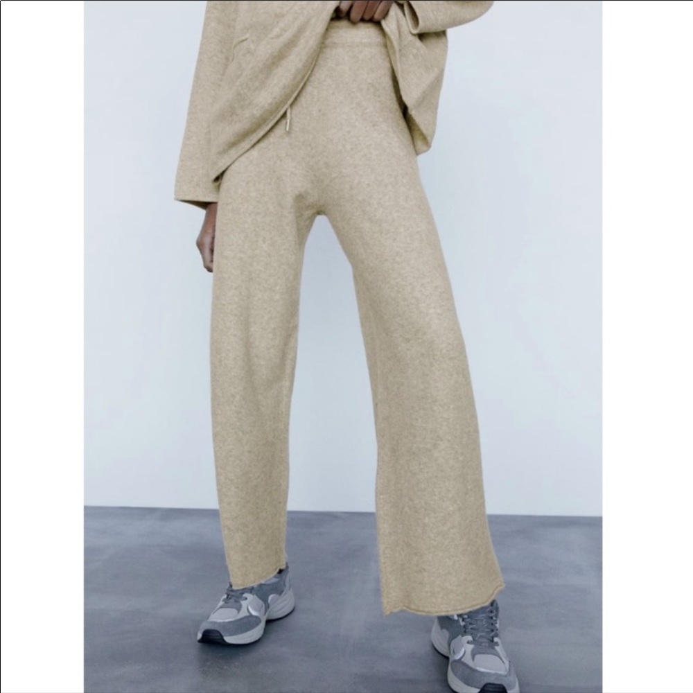 NWT Zara wide legs pants and top